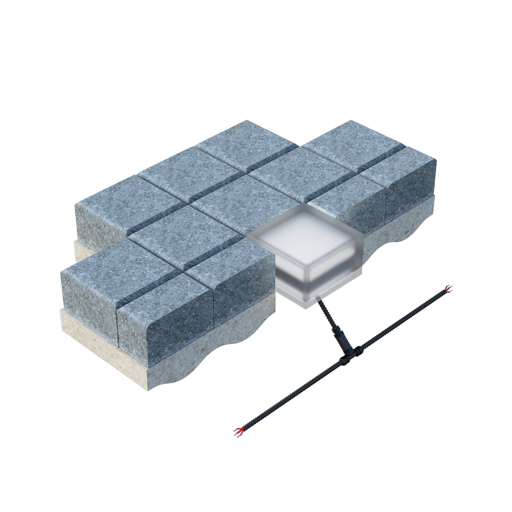 Светодиодная брусчатка 100×100 RGB