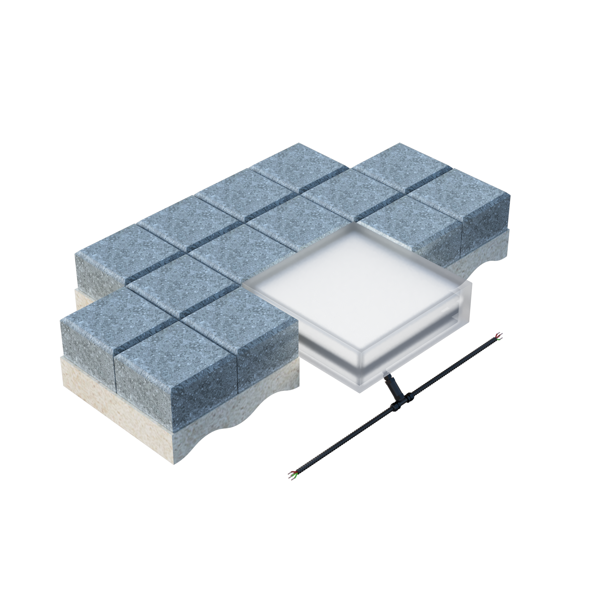 Светодиодная брусчатка 200×200