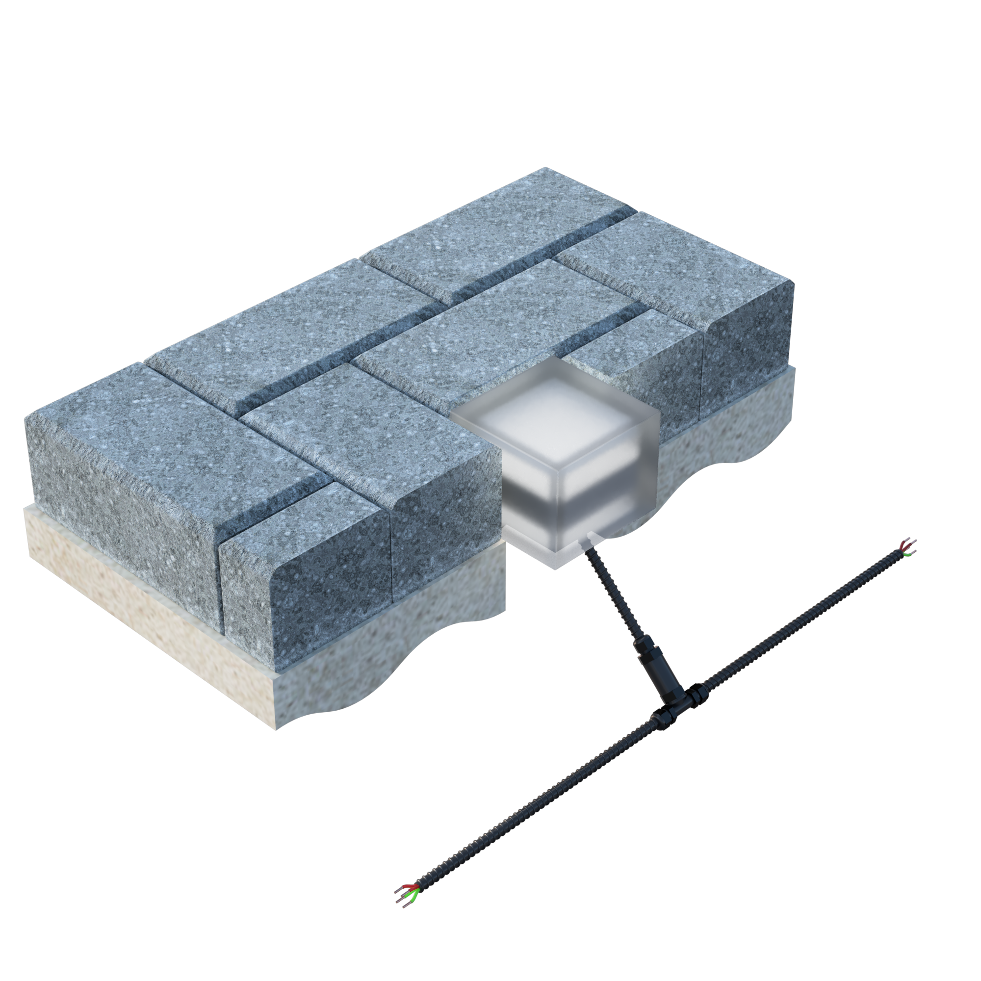 Светодиодная брусчатка 75×75